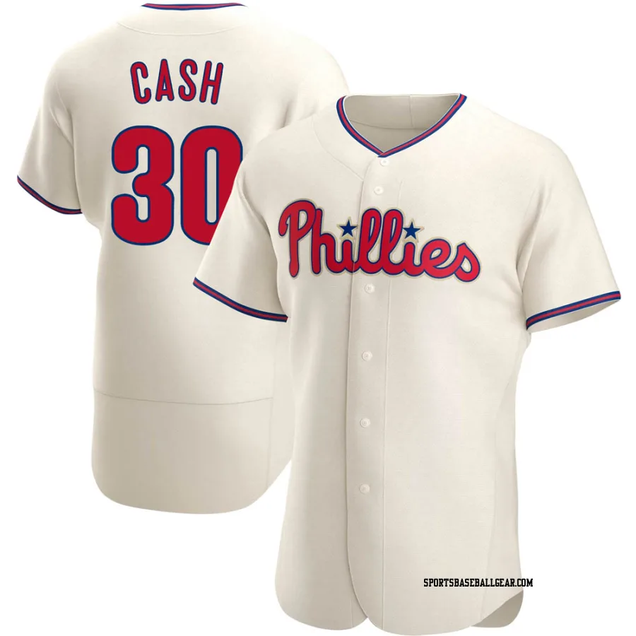 Dave Cash Men's Philadelphia Phillies Cream Authentic Alternate Jersey