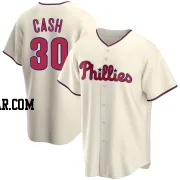 Dave Cash Men's Philadelphia Phillies Cream Replica Alternate Jersey