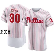 Dave Cash Men's Philadelphia Phillies White Authentic 2022 World Series Home Jersey