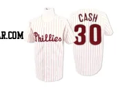 Dave Cash Men's Philadelphia Phillies White/Red Authentic Strip Throwback Jersey