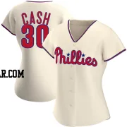 Dave Cash Women's Philadelphia Phillies Cream Authentic Alternate Jersey