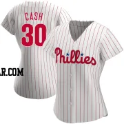 Dave Cash Women's Philadelphia Phillies White Authentic Home Jersey