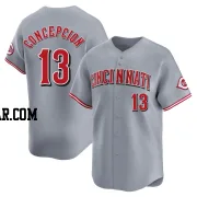 Dave Concepcion Men's Cincinnati Reds Gray Limited Away Jersey