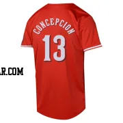 Dave Concepcion Men's Cincinnati Reds Red Limited Alternate Jersey