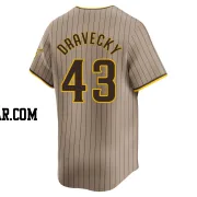 Dave Dravecky Men's San Diego Padres Limited Tan Alternate Jersey