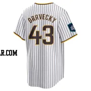 Dave Dravecky Men's San Diego Padres White Replica 2024 World Tour Seoul Series Home Jersey