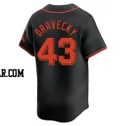 Dave Dravecky Men's San Francisco Giants Black Limited Alternate Jersey