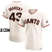 Dave Dravecky Men's San Francisco Giants Cream Elite Home Jersey