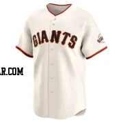 Dave Dravecky Men's San Francisco Giants Cream Elite Home Jersey