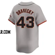 Dave Dravecky Men's San Francisco Giants Gray Limited Away Jersey