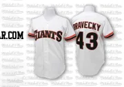 Dave Dravecky Men's San Francisco Giants White Authentic 1989 Throwback Jersey