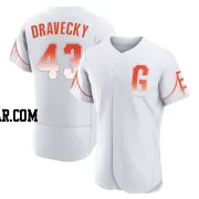 Dave Dravecky Men's San Francisco Giants White Authentic 2021 City Connect Jersey