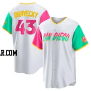 Dave Dravecky Youth San Diego Padres White Replica 2022 City Connect Jersey