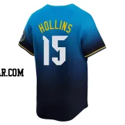 Dave Hollins Men's Philadelphia Phillies Blue Limited 2024 City Connect Jersey