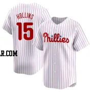 Dave Hollins Men's Philadelphia Phillies White Limited Home Jersey