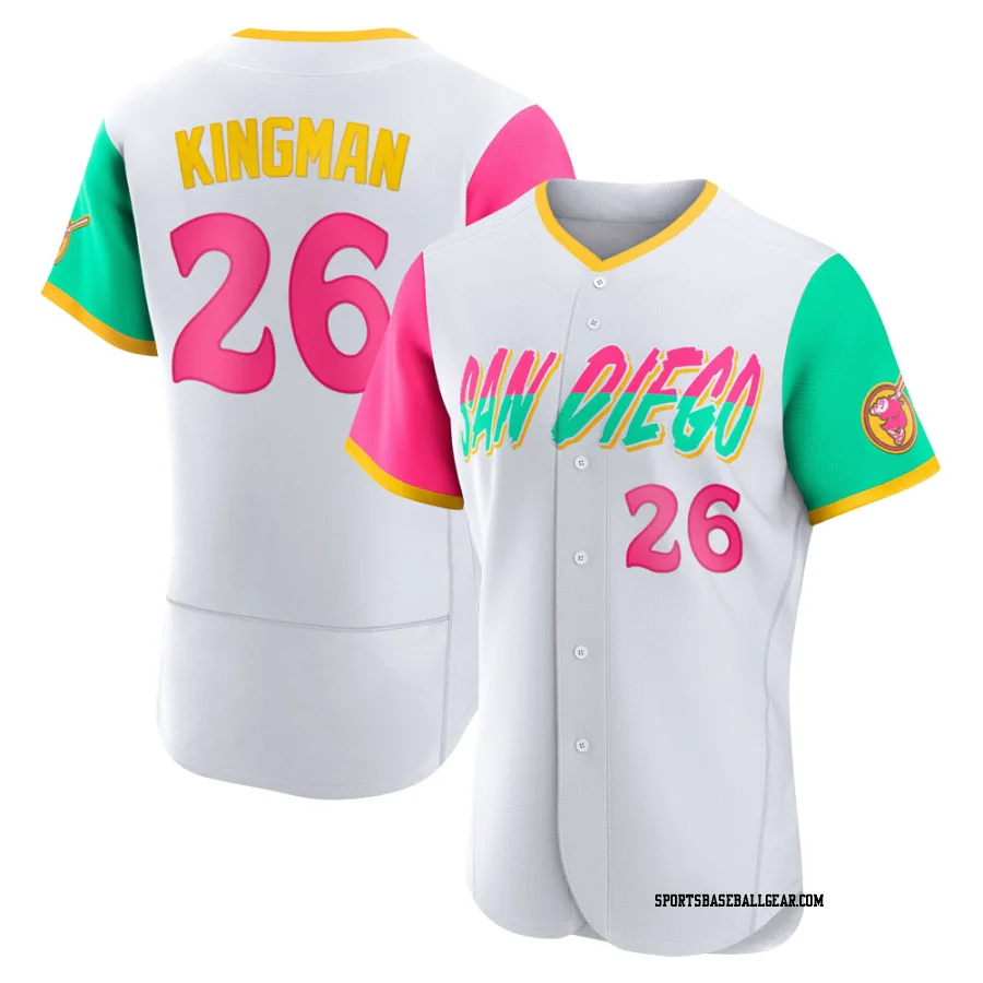 Dave Kingman Men's San Diego Padres White Authentic 2022 City Connect Jersey