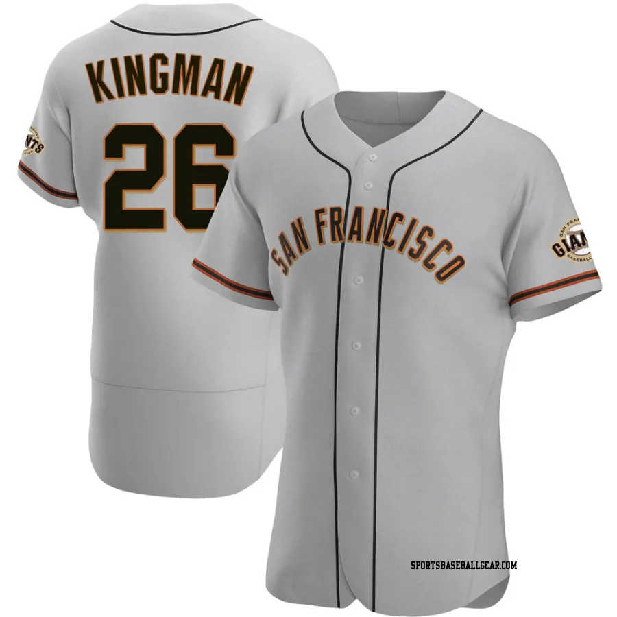 Dave Kingman Men's San Francisco Giants Gray Authentic Road Jersey