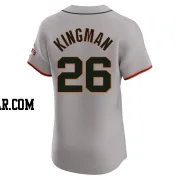 Dave Kingman Men's San Francisco Giants Gray Elite Road Jersey