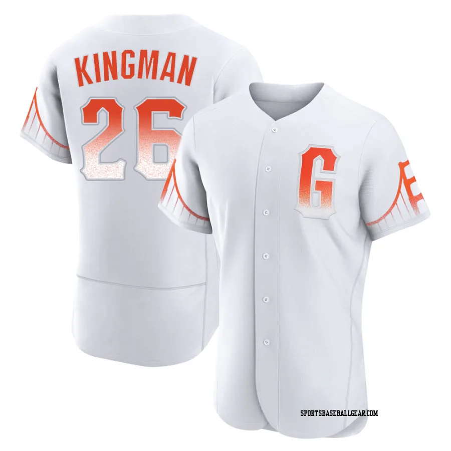 Dave Kingman Men's San Francisco Giants White Authentic 2021 City Connect Jersey