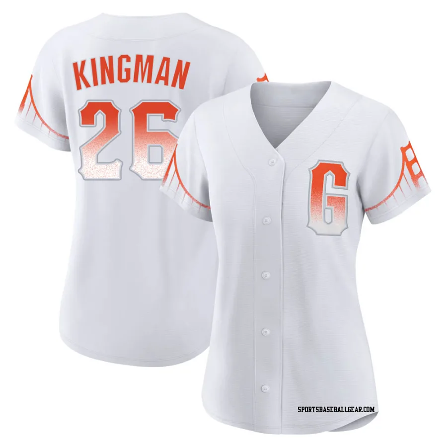 Dave Kingman Women's San Francisco Giants White Authentic 2021 City Connect Jersey