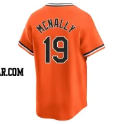 Dave Mcnally Men's Baltimore Orioles Orange Limited Cooperstown Collection Jersey