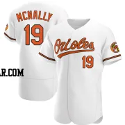 Dave Mcnally Men's Baltimore Orioles White Authentic Home Jersey