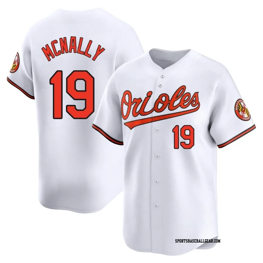 Dave Mcnally Youth Baltimore Orioles White Limited Home Jersey