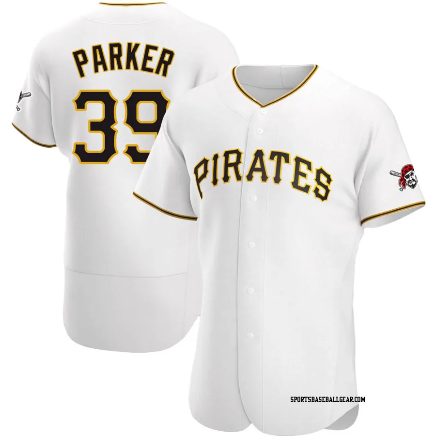 Dave Parker Men's Pittsburgh Pirates White Authentic Home Jersey