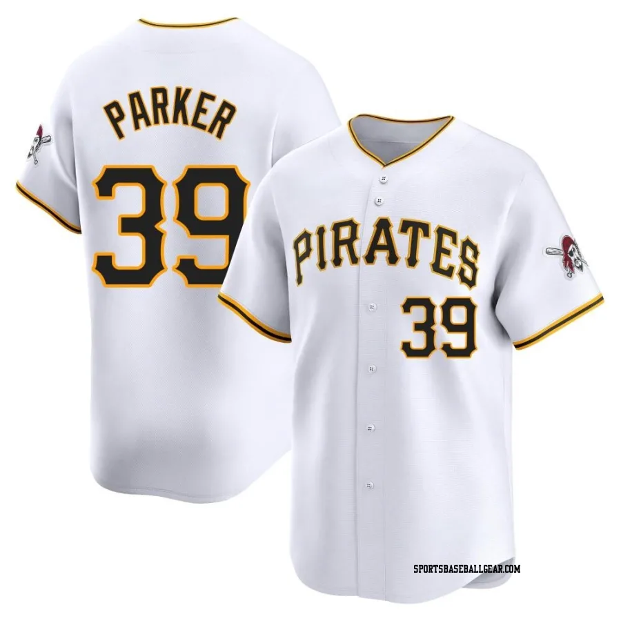 Dave Parker Men's Pittsburgh Pirates White Limited Home Jersey