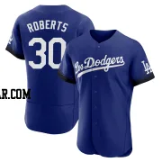 Dave Roberts Men's Los Angeles Dodgers Royal Authentic 2021 City Connect Jersey