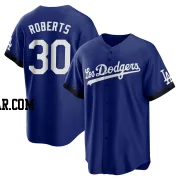 Dave Roberts Men's Los Angeles Dodgers Royal Replica 2021 City Connect Jersey