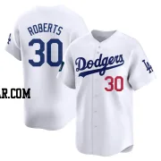 Dave Roberts Men's Los Angeles Dodgers White Limited 2024 World Tour Seoul Series Home Jersey