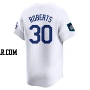 Dave Roberts Men's Los Angeles Dodgers White Limited 2024 World Tour Seoul Series Home Jersey