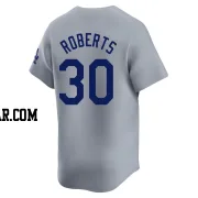 Dave Roberts Youth Los Angeles Dodgers Gray Limited Away Jersey