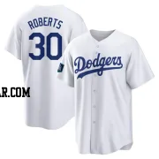 Dave Roberts Youth Los Angeles Dodgers White Replica 2024 World Tour Seoul Series Home Jersey