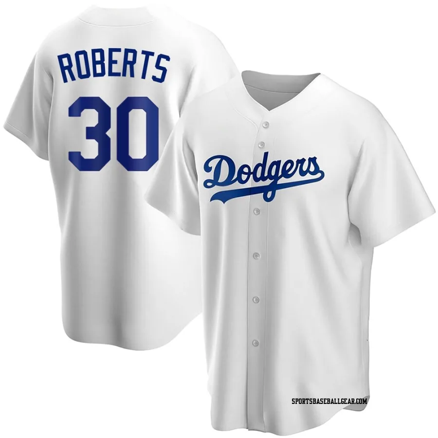 Dave Roberts Youth Los Angeles Dodgers White Replica Home Jersey