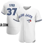 Dave Stieb Men's Toronto Blue Jays White Authentic Home Jersey