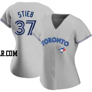 Dave Stieb Women's Toronto Blue Jays Gray Authentic Road Jersey