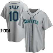 Dave Valle Men's Seattle Mariners Gray Replica Road Jersey