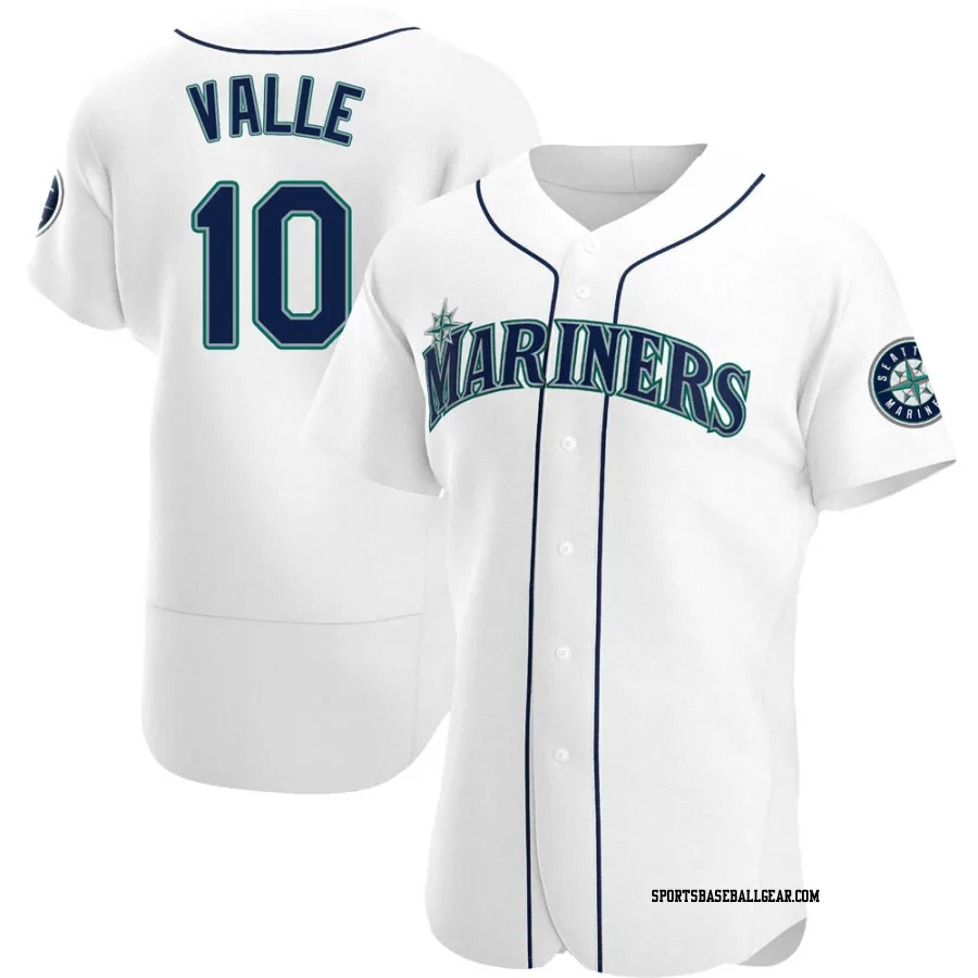 Dave Valle Men's Seattle Mariners White Authentic Home Jersey