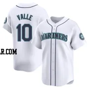 Dave Valle Men's Seattle Mariners White Limited Home Jersey