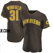 Dave Winfield Men's San Diego Padres Brown Authentic Road Jersey