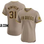 Dave Winfield Men's San Diego Padres Brown Elite Alternate Jersey