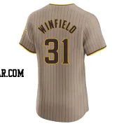 Dave Winfield Men's San Diego Padres Brown Elite Alternate Jersey