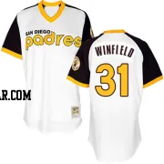 Dave Winfield Men's San Diego Padres White Authentic Throwback Jersey