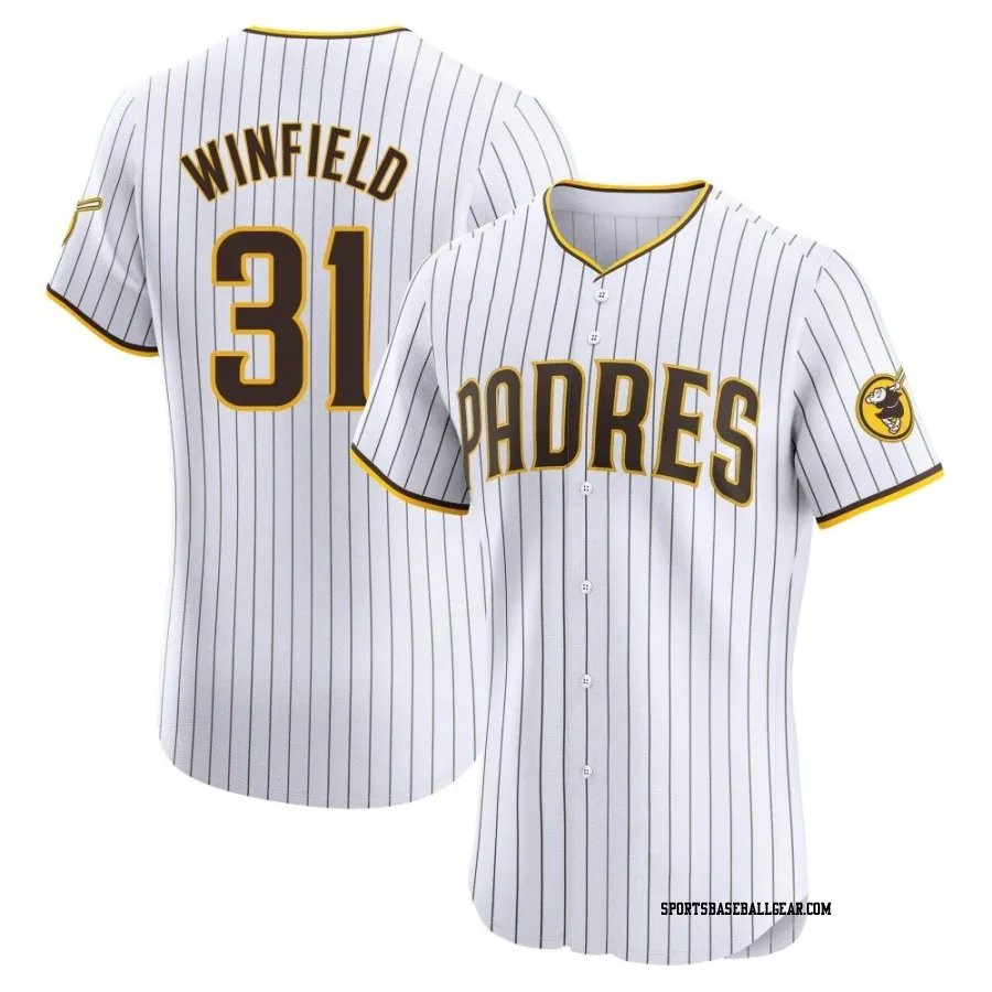 Dave Winfield Men's San Diego Padres White Elite Home Jersey