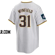 Dave Winfield Men's San Diego Padres White Replica 2024 World Tour Seoul Series Home Jersey