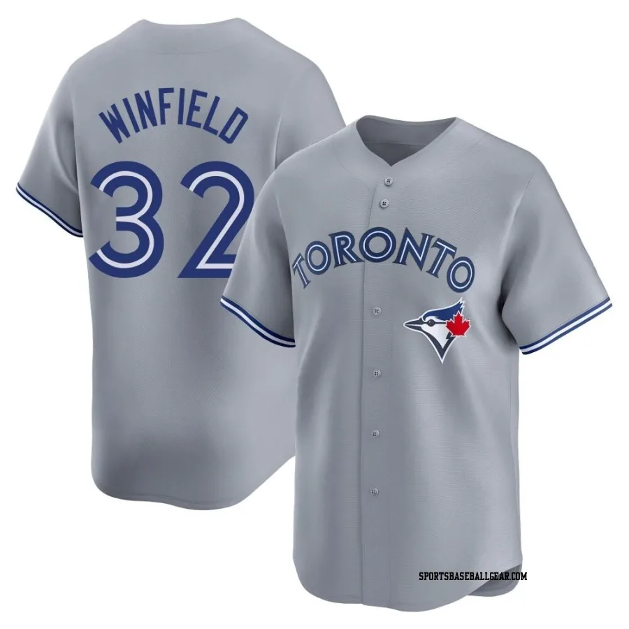 Dave Winfield Men's Toronto Blue Jays Gray Limited Away Jersey