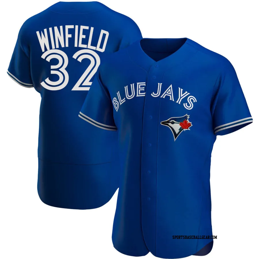 Dave Winfield Men's Toronto Blue Jays Royal Authentic Alternate Jersey