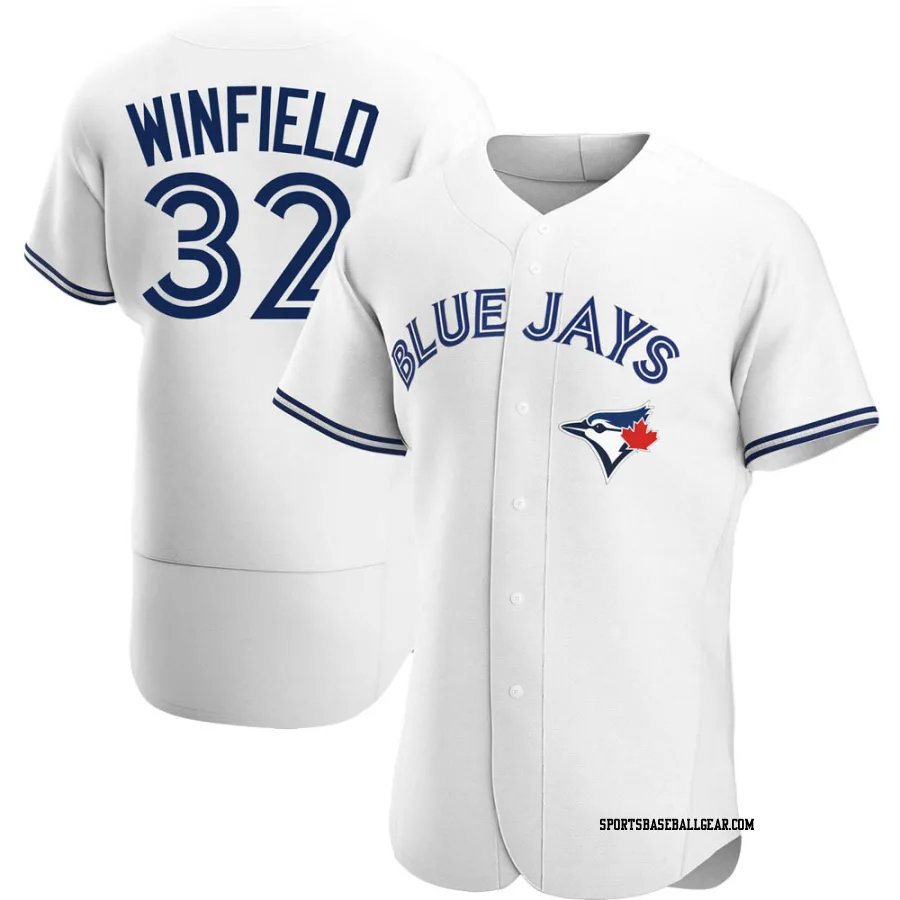 Dave Winfield Men's Toronto Blue Jays White Authentic Home Jersey